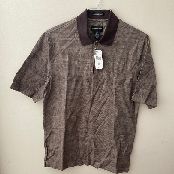 Pierre Cardin Brown Polo Shirt - Picture 6 of 10